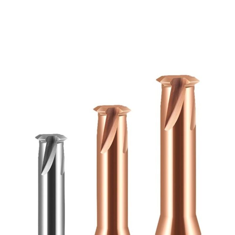 CNC jednozębowe przędzanie końcowe Mill Solid Carbide 4 flety do odlewanej stali