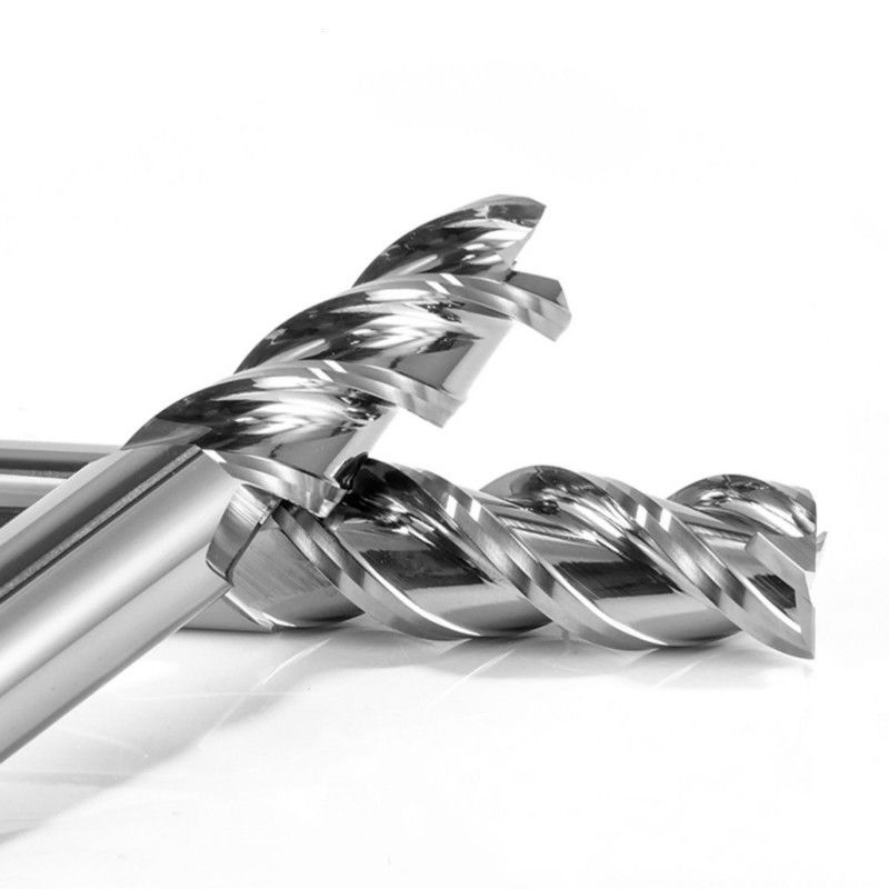 3 płytki płaskie końcówki Mill Cutter lustrzane lustrzane niepowleczone do obróbki aluminium