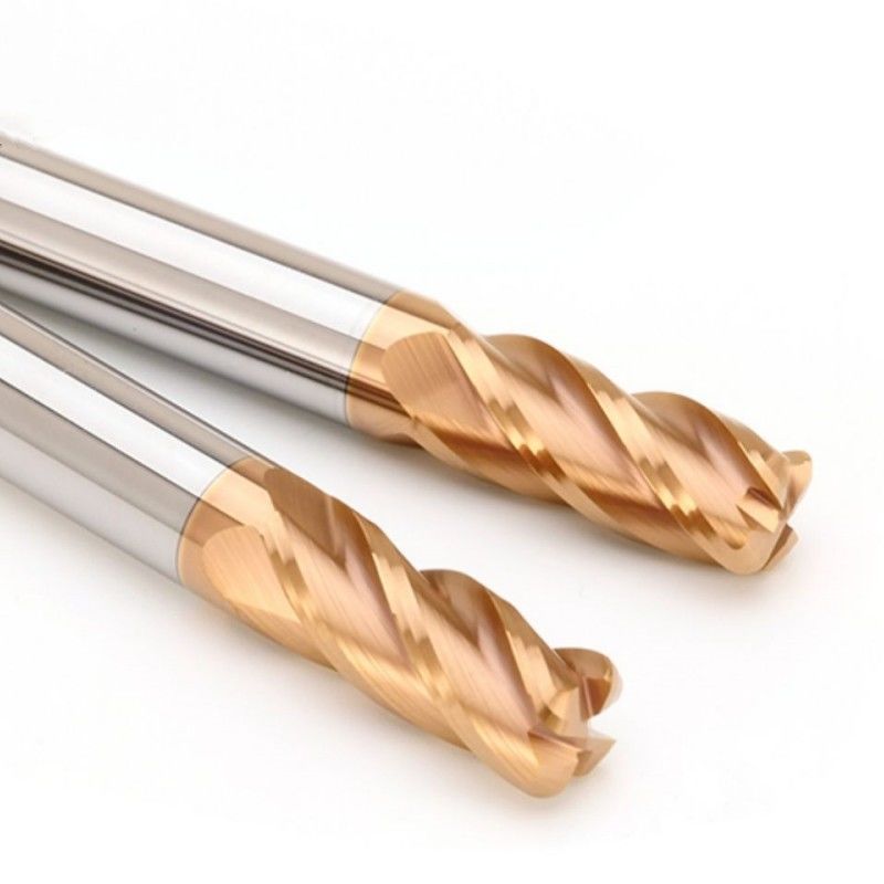 D4 D20 Karbid końcowy młyn, HRC58 Solid 4 Flut Milling Cutter Do obróbki CNC