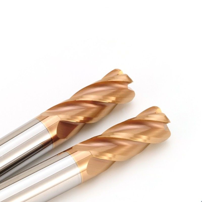 D4 D20 Karbid końcowy młyn, HRC58 Solid 4 Flut Milling Cutter Do obróbki CNC