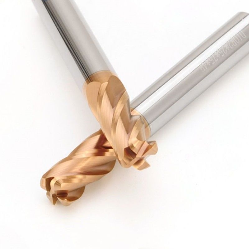 D4 D20 Karbid końcowy młyn, HRC58 Solid 4 Flut Milling Cutter Do obróbki CNC