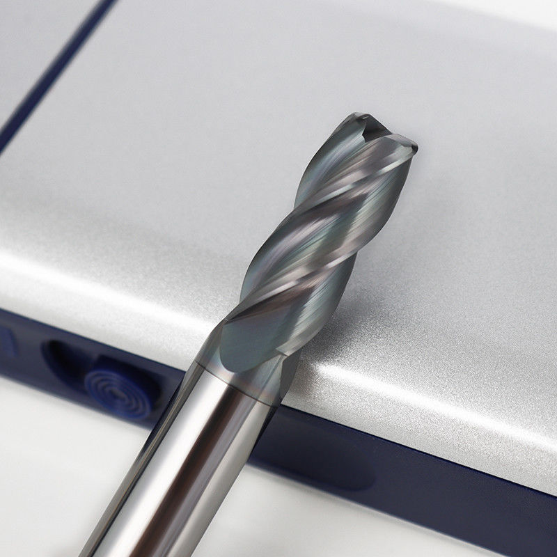 Uniwersalna fresownia o promieniu kątowym, HRC45 Solid Carbide Fressing Bits For CNC
