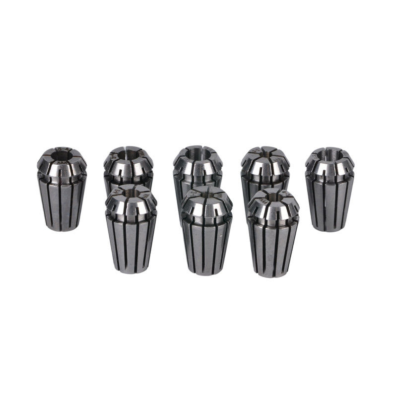 Czarny tlenek ER11 Sprężynowy kołnierz czukowy do obrabiarki CNC 1,0 mm-7,0 mm