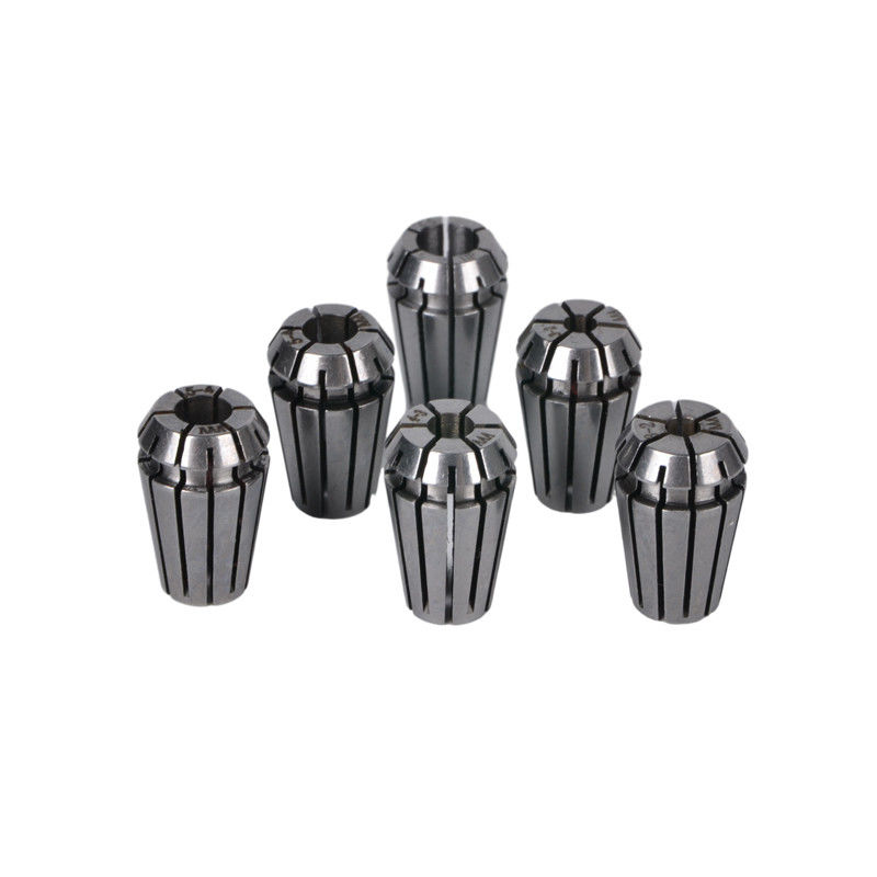 Czarny tlenek ER11 Sprężynowy kołnierz czukowy do obrabiarki CNC 1,0 mm-7,0 mm