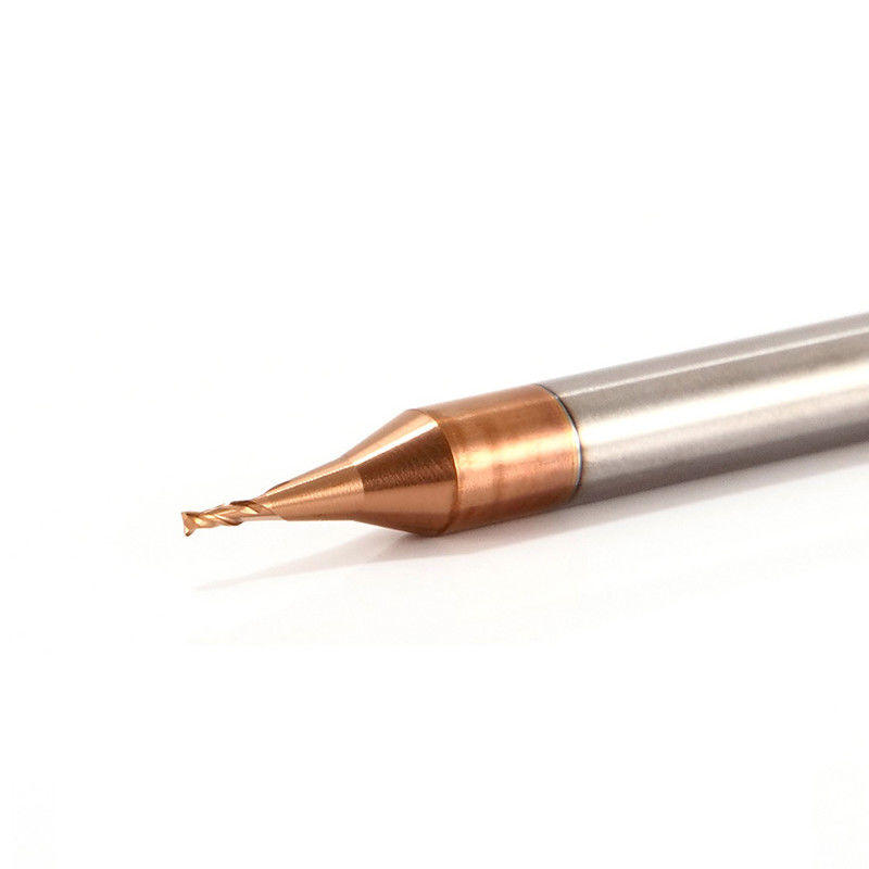 3 mm szczyt Micro Diameter End Mill Z 0,1 mm Radius kąta 50 mm Ogólna długość