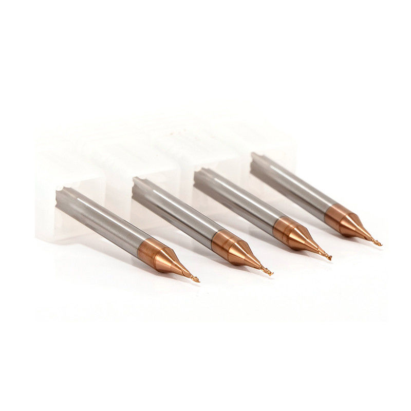 3 mm szczyt Micro Diameter End Mill Z 0,1 mm Radius kąta 50 mm Ogólna długość