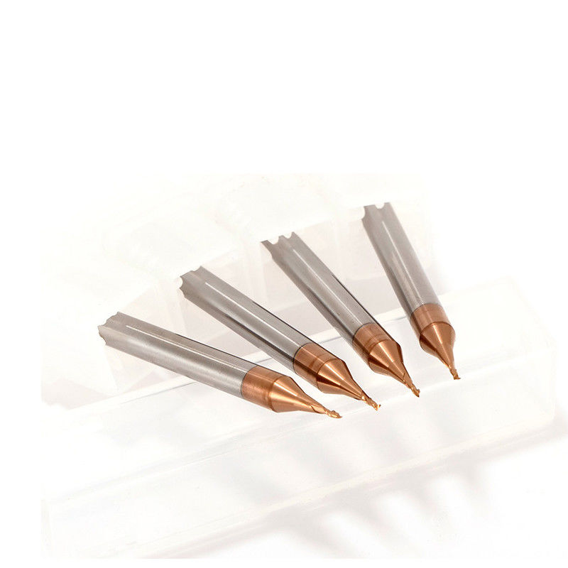 3 mm szczyt Micro Diameter End Mill Z 0,1 mm Radius kąta 50 mm Ogólna długość