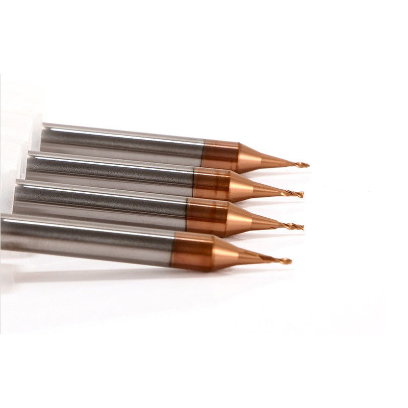 3 mm szczyt Micro Diameter End Mill Z 0,1 mm Radius kąta 50 mm Ogólna długość