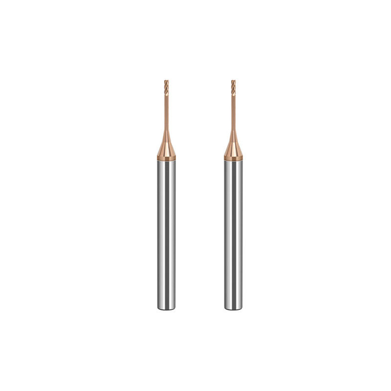 Wolfram Mikrośrednik końcowy młyn z 0,2 mm krawędzią cięcia 2,5 mm długość fluty