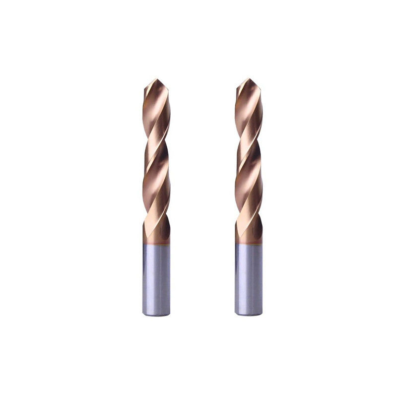 Narzędzie do cięcia 3D 5D CNC, Tungsten Karbid Twist Drill Bits 45 Hrc 55 Hrc 60 Hrc
