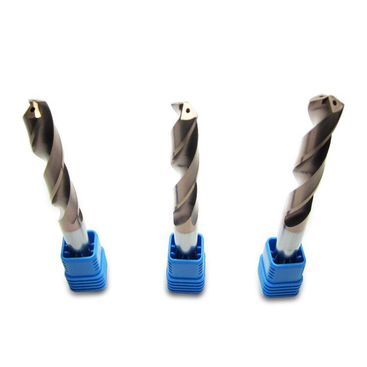 Narzędzie do cięcia 3D 5D CNC, Tungsten Karbid Twist Drill Bits 45 Hrc 55 Hrc 60 Hrc