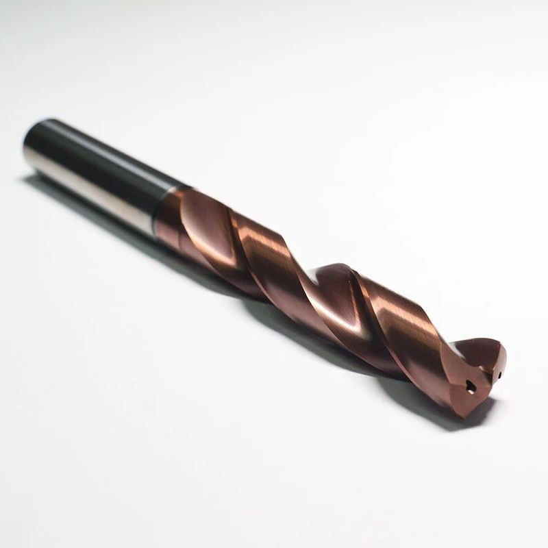 Narzędzie do cięcia 3D 5D CNC, Tungsten Karbid Twist Drill Bits 45 Hrc 55 Hrc 60 Hrc
