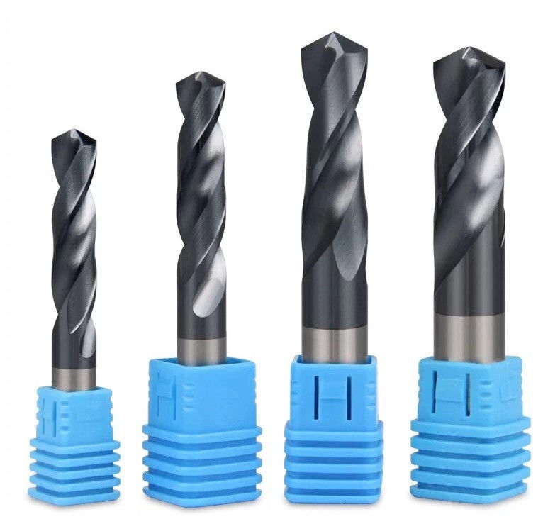 Narzędzie do cięcia 3D 5D CNC, Tungsten Karbid Twist Drill Bits 45 Hrc 55 Hrc 60 Hrc